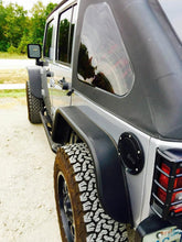 Cargar imagen en el visor de la galería, DV8 Offroad 07-18 Jeep Wrangler JK Guardabarros delanteros y traseros de tubo plano