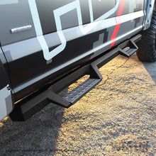Cargar imagen en el visor de la galería, Westin/HDX Stainless 15-18 Ford F-150 SC/17-18 F-250/F-350 CC Drop Nerf Step Bars - Textured Black