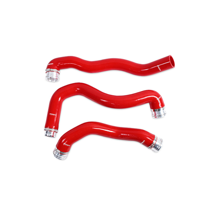 Mishimoto 08-10 Ford 6.4L Powerstroke Kit de manguera de refrigerante (rojo)