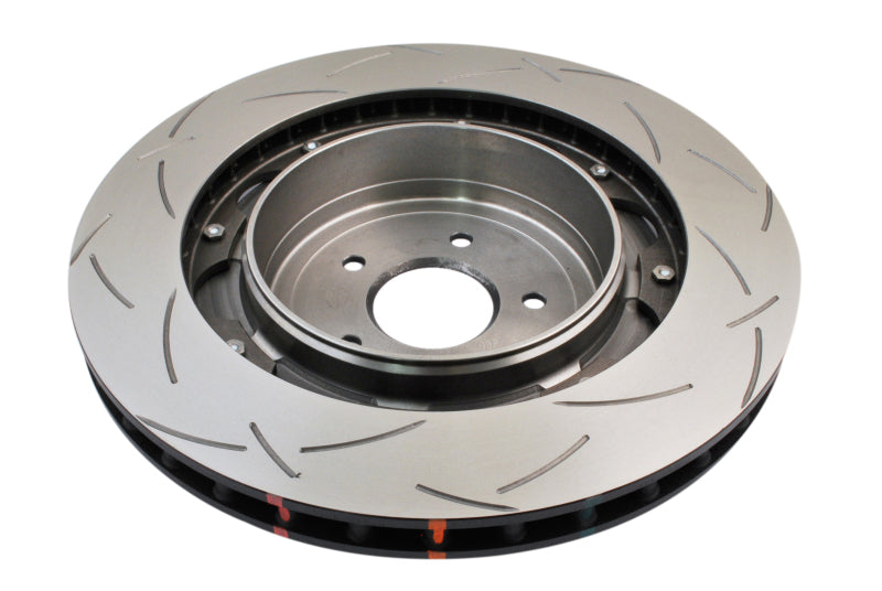 DBA 09+ Nissan GTR R-35 Rotor trasero ranurado serie 5000 de 2 piezas ensamblado con sombrero negro