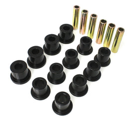 Energy Suspensión 87-96 Jeep Wrangler Buje de resorte y grillete delantero/trasero negro
