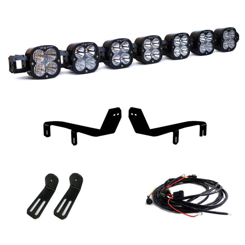 Baja Designs 17-19 7 XL Kit de luces LED conectables para Ford Super Duty