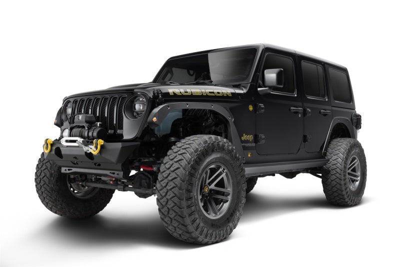 Bushwacker Trail Armor Kit de eliminación de guardabarros 18-21 Jeep Wrangler JL 2DR/4DR