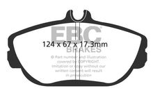 Cargar imagen en el visor de la galería, EBC 94-00 Ford Taurus 3.0 Ultimax2 Front Brake Pads