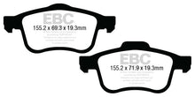 Cargar imagen en el visor de la galería, Pastillas de freno delanteras EBC 13+ Fiat 500L 1.4 Turbo Greenstuff