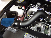 Cargar imagen en el visor de la galería, Airaid 01-04 Chevy y GMC Duramax 6.6L LB7 CAD Sistema de admisión con tubo (medio seco/azul)