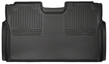 Cargar imagen en el visor de la galería, Husky Liners 15-23 Ford F-150 SuperCrew Cab WeatherBeater Revestimiento de piso para segundo asiento negro