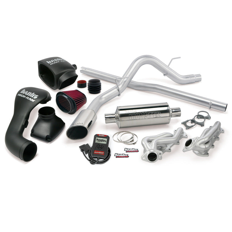 Banks Power 04-08 Ford 5.4L F-150 ECSB PowerPack System - Escape único SS con punta cromada
