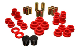 Energy Suspensión 00-09 Honda S2000 Juego de bujes de brazo de control trasero rojo