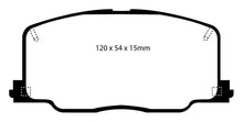 Cargar imagen en el visor de la galería, EBC 90-91 Lexus ES250 2.5 Pastillas de freno delanteras Redstuff