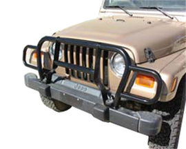 Rampage 1987-1995 Jeep Wrangler(YJ) Faro Euro Grill Guard - Negro
