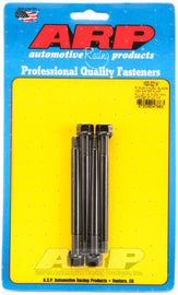 ARP Polea de bomba de agua hexagonal negra de 5/16-24 x 4.250 con kit de perno espaciador de ventilador de 3.000 pulgadas