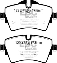 Cargar imagen en el visor de la galería, EBC 14+ Mini Hardtop 2.0 Turbo Cooper S Ultimax2 Front Brake Pads