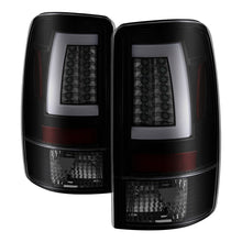 Cargar imagen en el visor de la galería, Spyder 00-06 GMC Yukon/Yukon XL V2 Light Bar LED Tail Lights - Blk Smoke (ALT-YD-CD00V2-LBLED-BSM)