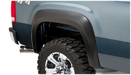 Bushwacker 07-13 GMC Sierra 1500 Fleetside Extend-A-Fender estilo bengalas 2 piezas 78.7/97.6 pulgadas cama - negro