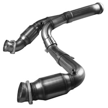 Cargar imagen en el visor de la galería, Kooks 11-13 GM 1500 Series Truck 6.2L 3in x OEM Out GREEN Cat SS Y Pipe Kooks HDR Req