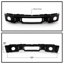 Cargar imagen en el visor de la galería, Spyder Ford F150 09-14 w/Fog Light Hole Front Bumper - Black (OEM # 9L3Z17757DPTM)