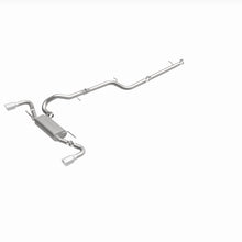 Cargar imagen en el visor de la galería, MagnaFlow 10-12 Mazda 3 L4 2.5L Hatchback Split Rear Exit Stainless Cat Back Performance Exhaust
