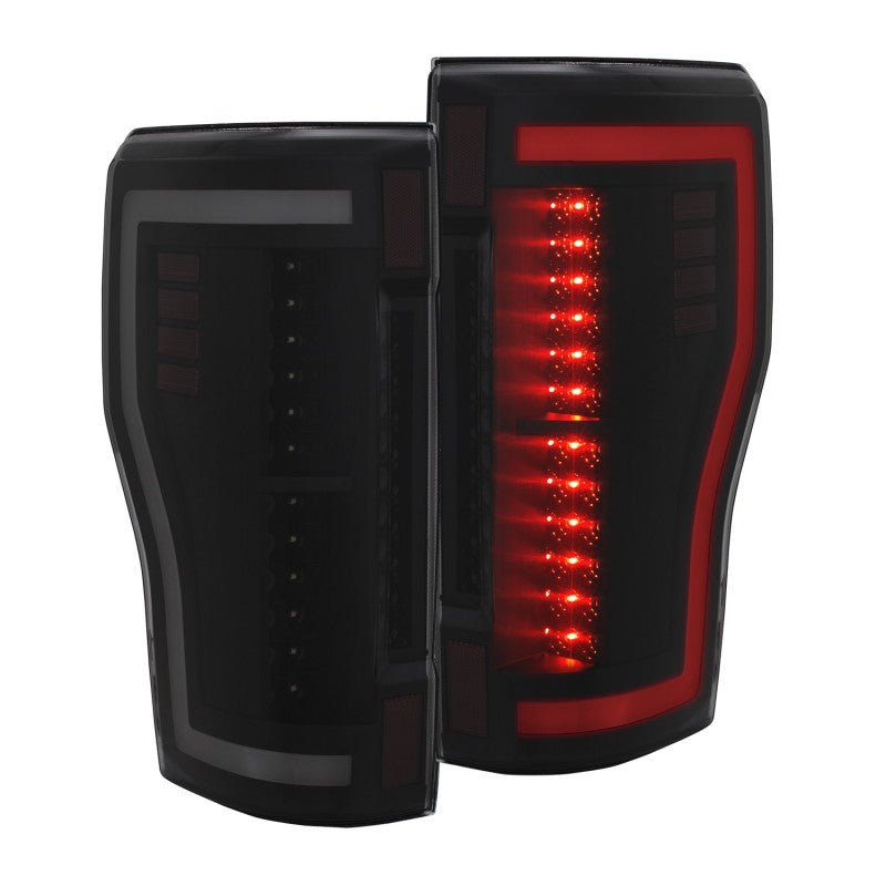 Luces traseras LED ANZO 2017+ Ford F-250 - Negro/Ahumado