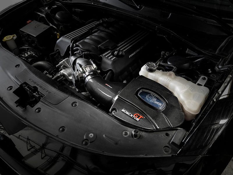 Sistema de admisión de aire aFe Momentum Black Series Carbon Fiber Pro 5R 11-19 Dodge Charger SRT8 6.4L
