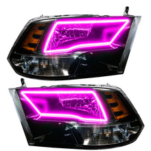 Cargar imagen en el visor de la galería, Oracle Lighting 09-18 RAM 1500 Sport Halo Headlights - Blk Housing w/BC1 Controller SEE WARRANTY