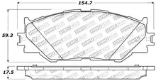 Load image into Gallery viewer, StopTech Performance 06-10 Lexus IS250 Front Brake Pads