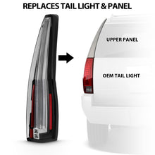 Cargar imagen en el visor de la galería, ANZO 2007-2014 Cadillac Escalade luces traseras LED rojo/transparente