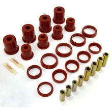 Cargar imagen en el visor de la galería, Rugged Ridge Control Arm Bushing Kit Front Red 97-06TJ 18362.03