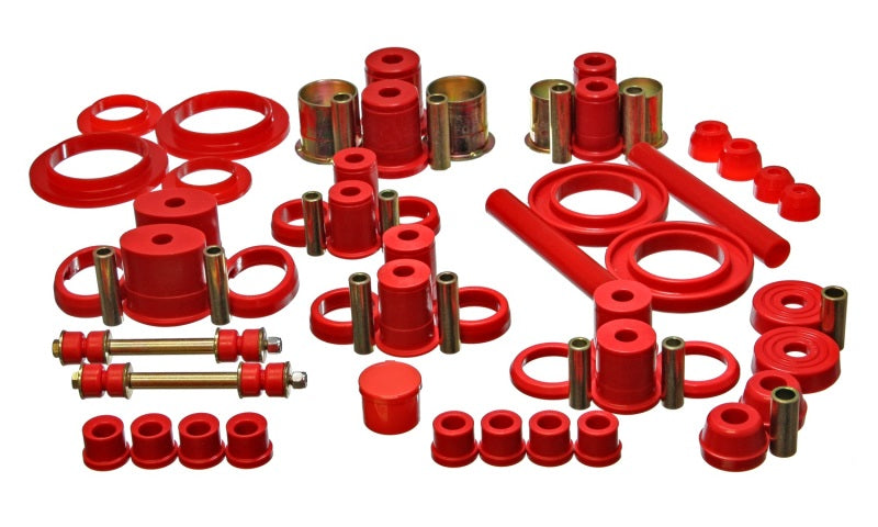 Energy Suspensión 94-98 Ford Mustang Rojo Hyper-flex Master Juego de bujes