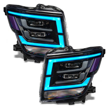Cargar imagen en el visor de la galería, Oracle 21-22 Nissan Titan RGB+W Headlight DRL Upgrade - ColorSHIFT w/ RF Controller SEE WARRANTY
