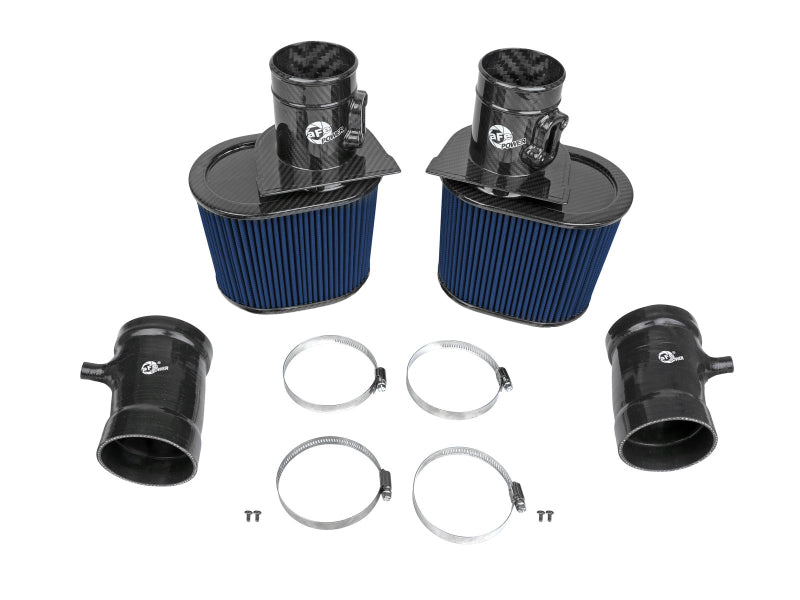 Sistema de admisión aFe 15-21 Lamborghini Huracan V10-5.2L Track Series con filtro Pro 5R