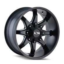 Cargar imagen en el visor de la galería, ION Type 181 20x9 / 6x135 BP / 18mm Offset / 106mm Hub Satin Black Wheel