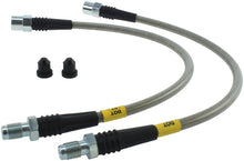 Cargar imagen en el visor de la galería, StopTech 05-08 Audi A6 Quattro Rear Stainless Steel Brake Line Kit