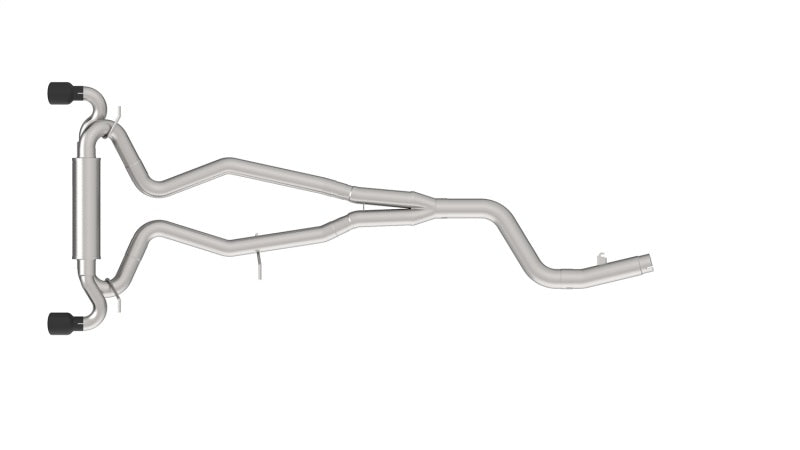 Kooks 2020 Toyota Supra Escape Catback SS de 3.5 x 3 pulgadas con puntas negras