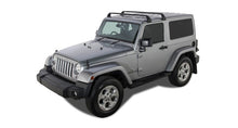 Cargar imagen en el visor de la galería, Rhino-Rack 07-22 Jeep Wrangler JK/JL 2 Door Hard Top Vortex SG 2 Bar Roof Rack - Black