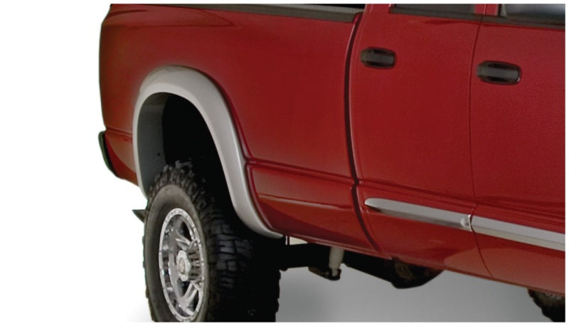 Bushwacker 02-08 Dodge Ram 1500 Fleetside Extend-A-Fender estilo bengalas 4 piezas 78.0/96.0 pulgadas cama - negro
