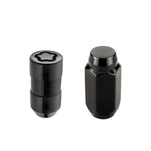 Cargar imagen en el visor de la galería, McGard SplineDrive Tuner 23-PC Jeep JL Install Kit w/Locks &amp; Tool (Cone) M14X1.5 / 22m Hex - Black