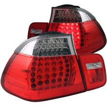 Cargar imagen en el visor de la galería, ANZO 2002-2005 BMW Serie 3 E46 luces traseras LED rojo/transparente