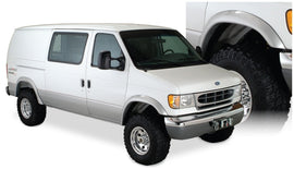 Bushwacker 94-14 Ford E-250 Super Duty Extend-A-Fender estilo bengalas 2 piezas - negro