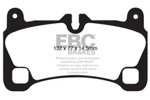 Cargar imagen en el visor de la galería, EBC 08 Porsche Cayenne 4.8 Turbo Yellowstuff Rear Brake Pads
