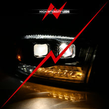 Cargar imagen en el visor de la galería, ANZO 2009-2018 Dodge Ram 1500 Proyector HL Switchback Cromo Ámbar