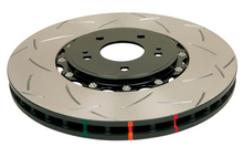Cargar imagen en el visor de la galería, DBA 16+ Chevy Camaro ZL1 Rotor delantero perforado/ranurado Serie 5000 de 2 piezas ensamblado con sombrero negro