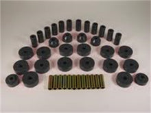 Cargar imagen en el visor de la galería, Rugged Ridge Total Bushing Kit Black 55-75 Jeep CJ5 and CJ7