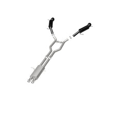 Cargar imagen en el visor de la galería, MagnaFlow Cat-Back 15-16 Land Rover Ranger Rover V6 SS 2.5in Dual Split Rear Exit 4.5in Black Tips