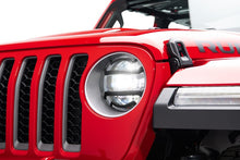 Cargar imagen en el visor de la galería, Rugged Ridge 18-20 Jeep Wrangler JL / 2020 Jeep Gladiator JT Black Elite Headlight Guards Black