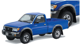 Bushwacker 95-00 Toyota Tacoma Fleetside Extend-A-Fender Style Flares 4 piezas con 4WD solamente - Negro