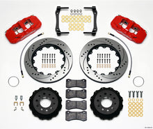 Cargar imagen en el visor de la galería, Wilwood AERO4 Rear Kit 14.25in Drilled Red 2014-Up Corvette C7 w/Lines