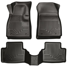 Cargar imagen en el visor de la galería, Husky Liners 2011 Buick Regal WeatherBeater Combo Revestimientos de piso negros