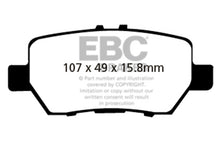Cargar imagen en el visor de la galería, EBC 05-08 Acura RL 3.5 Ultimax2 Rear Brake Pads
