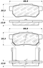 Load image into Gallery viewer, StopTech Performance 90-01 Integra (exc. Type R)/90-93 Civic EX Coupe w rear disc &amp; abs/99-00 Civic